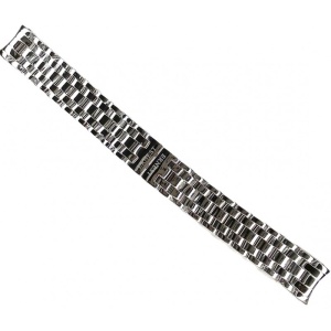 Brățară Metalică ERNEST – Terminale Curbate, 18mm, Silver