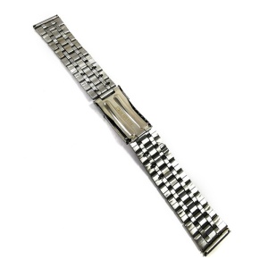 Bratara pentru ceas Highgard - Culoare Argintie - 5 randuri de zale - 18mm, 20mm, 22mm - WZ4305 - Img 4