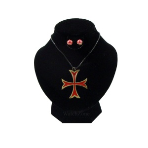 Bust Expunere Bijuterii din Catifea Neagra M WZ247M - Img 1