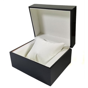 Caseta neagra din lemn pentru un ceas WZ4681 - Img 5