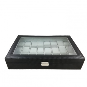 Caseta pentru 24 ceasuri Black Carbon - WZ3539 - Img 2