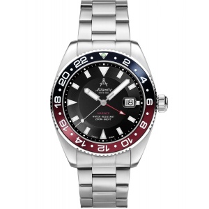 Ceas Atlantic Mariner 80575.41.61 – Diver Elvețian – 44 mm – Geam Safir – Rezistență 20 ATM – Brățară Oțel