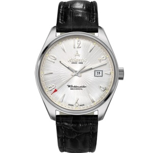 Ceas Atlantic Worldmaster Art Deco Mechanical – 51651.41.25S – Mecanic Manual – ETA 2804-2 – Carcasă Oțel 40 mm