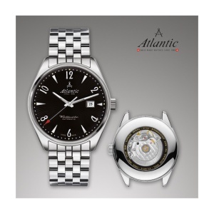 Ceas Bărbătesc Atlantic Worldmaster Art Deco Automatic – Eleganță Atemporală și Precizie Elvețiană - Img 2