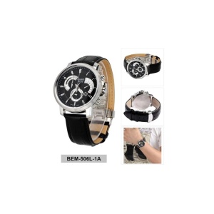 Ceas Bărbătesc Casio Beside BEM-501 – Cronograf Elegant cu Design Retro-Business - Img 3