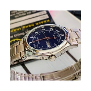 Ceas Bărbătesc Casio MTP-V006D-2BUDF – Cadran Bleumarin Elegant și Funcție Day-Date - Img 4