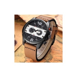 Ceas Barbatesc CURREN M8259 - Negru si Maro - Img 2