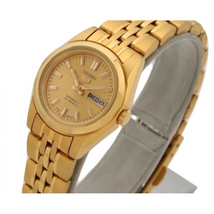 Ceas de Damă Seiko 5 Automatic SYMA38K1 – O Bijuterie a Mecanicii Japoneze în Tonuri Aurii - Img 6