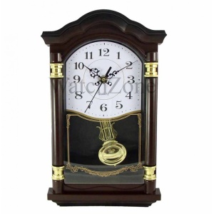 Ceas perete cu pendula Wall Clock Wallnut 2085