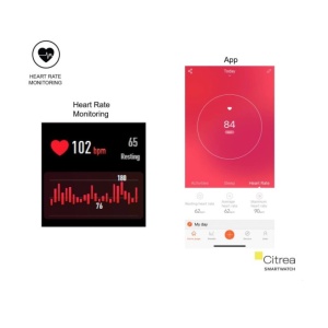 Ceas Smartwatch Citizen Citrea Roz - Img 5