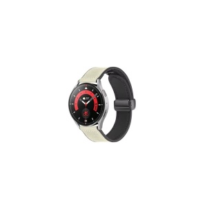 Curea Bej de SmartWatch Samsung Galaxy Watch / Huawei Watch GT5/5 Pro WZ3987 - Img 9
