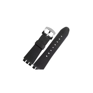 Curea Cauciuc (Silicon) 23 mm pentru Swatch IRONY – Compatibilă YOS440, YOS448, YOS449, YOS401G – Cataramă Oțel