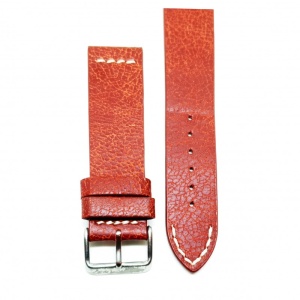 Curea Ceas „Crimson Heritage” – Piele Naturală Roșu Vintage (18mm, 20mm, 22mm) - Img 2