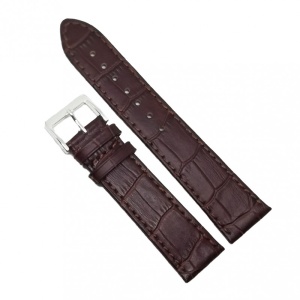 Curea Ceas „Croco Heritage” 7A1-M – Piele Naturală Maro, Textură Crocodil (12mm - 22mm)