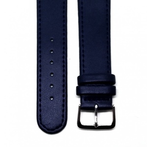 Curea Ceas „Deep Navy Comfort” C3064 – Piele Naturală Hipoalergenică, Albastru Închis (12mm - 22mm) - Img 2