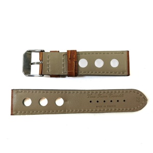 Curea Ceas „Heritage Tan” C3091 – Piele Naturală de Vițel, Maro Deschis (18mm - 22mm) - Img 3