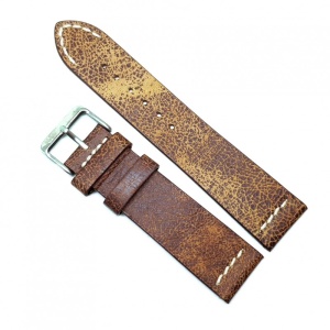 Curea Ceas „Heritage Vintage” – Piele Naturală cu Aspect Retro (18mm, 20mm, 22mm)