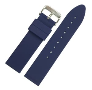 Curea Ceas „Navy Minimalist” 12S99 – Silicon Premium, Albastru Închis (18mm - 22mm) - Img 2