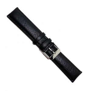 Curea Ceas „Pure Obsidian” 7D22 – Piele Naturală Hipoalergenică, Negru Mat (18mm - 24mm) - Img 3