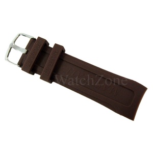 Curea ceas 22mm Silicon Maro Capete Curbate WZ1857 - Img 3