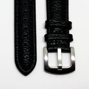 Curea ceas din piele neagra marime XL 20mm 24mm 26mm WZ1179 - Img 5