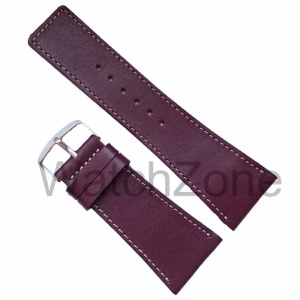 Curea Ceas HANDMADE Maro cusatura alba 30mm 32mm 34mm