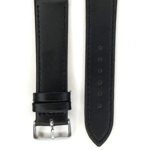 Curea Ceas Premium Black Stealth – Piele Autentică, Profil Slim (2mm) - Img 3