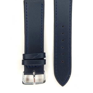Curea Ceas Premium Navy Bleumarin – Piele Autentică, Profil Slim (2mm) - Img 2