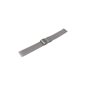 Curea de ceas argintie-mată din plasă 12-24mm WZ1503 - Img 3