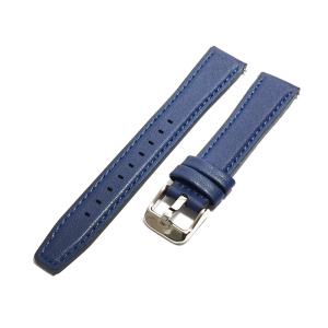 Curea de ceas Bleumarin din piele ecologica si silicon - 14mm 16mm 18mm 20mm 22mm - WZ5421 - Img 4