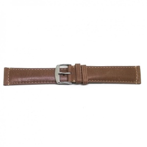 Curea de ceas din piele gri HCraft 20mm 22mm WZ3476 Camel - Img 3