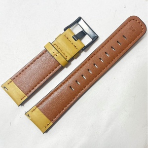 Curea de ceas din piele maro (Camel) 20mm 22mm 24mm WZ1660 - Img 2