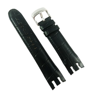 Curea de ceas din piele naturală 21mm compatibilă Swatch Men YRS403 / YRS412 / YRS402G - Img 5