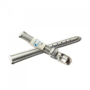 Curea de ceas din piele naturala Matteo Ferari culoare Gri-Argintiu - 12mm, 14mm, 16mm - Img 2