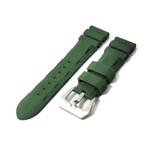 Curea de ceas Kaki din Silicon 22mm 24mm JD1611 - Img 4