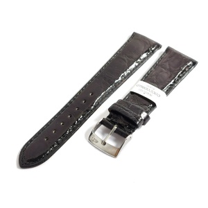 Curea de ceas Morellato Amadeus Black din piele de crocodil - 12mm, 14mm, 16mm, 18mm, 20mm, 22mm - Img 4