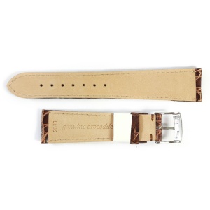Curea de ceas Morellato Amadeus Brown din piele de crocodil - 12mm, 14mm, 16mm, 18mm, 20mm, 22mm - Img 3