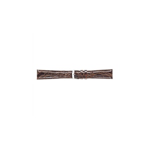 Curea de ceas Morellato - Maro inchis - Piele Veritabila Crocodil - 20mm - A01U0518052034CR - Img 2