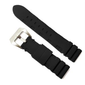 Curea de ceas Neagra din Silicon 22mm JD1611 - Img 1