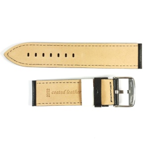 Curea de ceas Neagra Morellato Street Coated Leather - 20mm, 22mm - Img 3