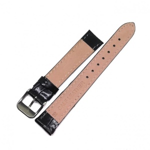 Curea de ceas Neagra - Piele Vitel - 16mm - WZ3657 - Img 3