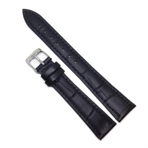 Curea de ceas - Piele Veritabila Vitel - Culoare Neagra - 18mm - WZ3734