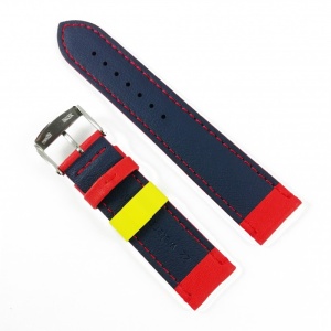 Curea de ceas rosie din piele Morellato Rowing Coated Leather - 20mm, 22mm - A01X5274C91083CR - Img 5