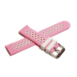 Curea de ceas Roz din Silicon 22mm WZ5356 - Img 4