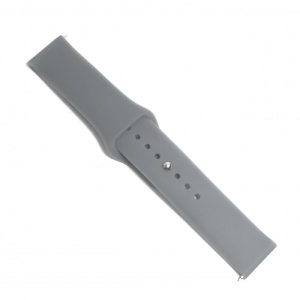 Curea de SmartWatch Gri tip smartwatch din Silicon moale 22mm JD1606G - Img 3