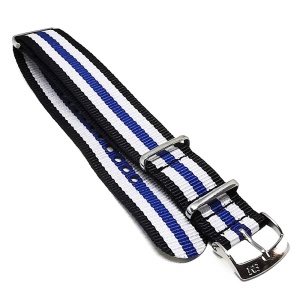 Curea Morellato tip NATO Band Nastro Cannete Bleumarin White Blue 20mm A01U3972A74818CR - Img 3