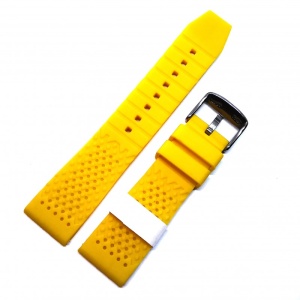 Curea pentru Ceas - Morellato Sile Silicone Yellow - Imprimeu Gaurele - 22mm - A01X4983187097CR - Img 2