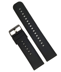 Curea Premium Silicon – 22 mm – Cataramă Neagră Oțel 316L – Quick Release – Rezistență și Confort