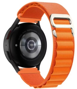 Curea Universală Alpine Loop – Nylon 22 mm – Orange, Alb, Albastru și Verde Marin – Pentru Smartwatch și Ceasuri Tradiționale - Img 3