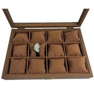 Cutie de Lemn Premium pentru Depozitarea Ceasurilor – 12 Compartimente (Model WZ735) - Img 2